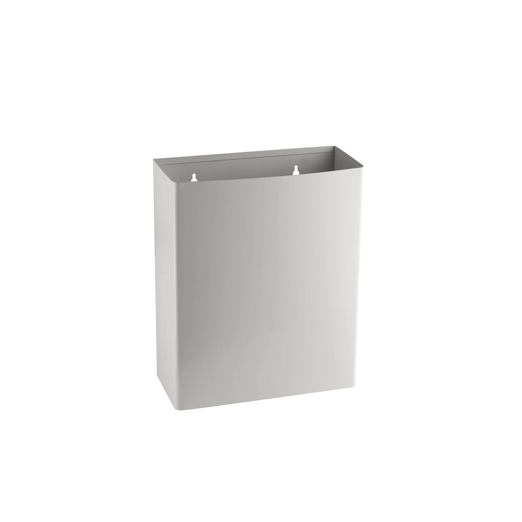 Waste bin Dayco, open, metal, 36 х 16 х 44 cm, 23 L, white