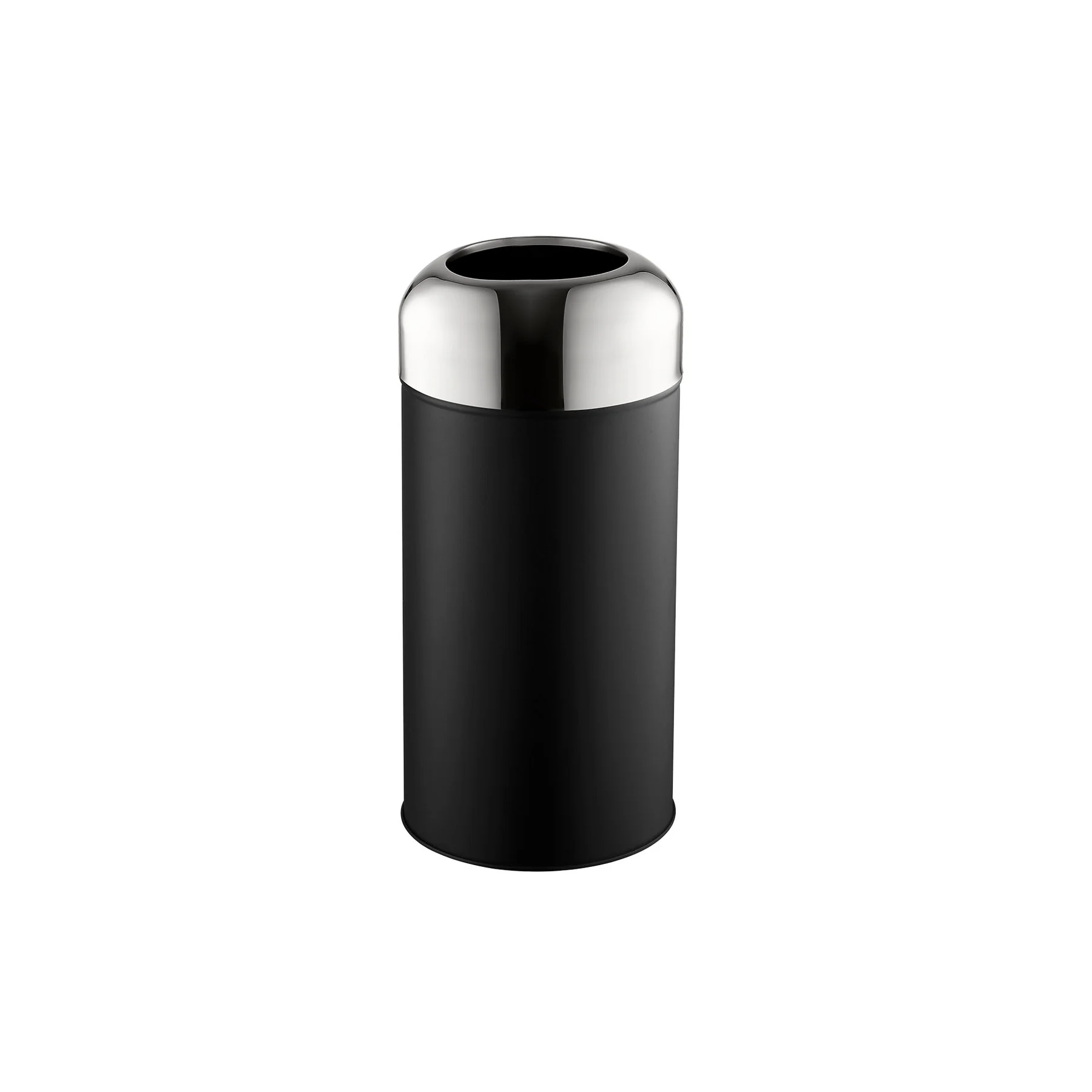 Waste bin Dayco, open, round, o28 х 67 cm, 40 L, black