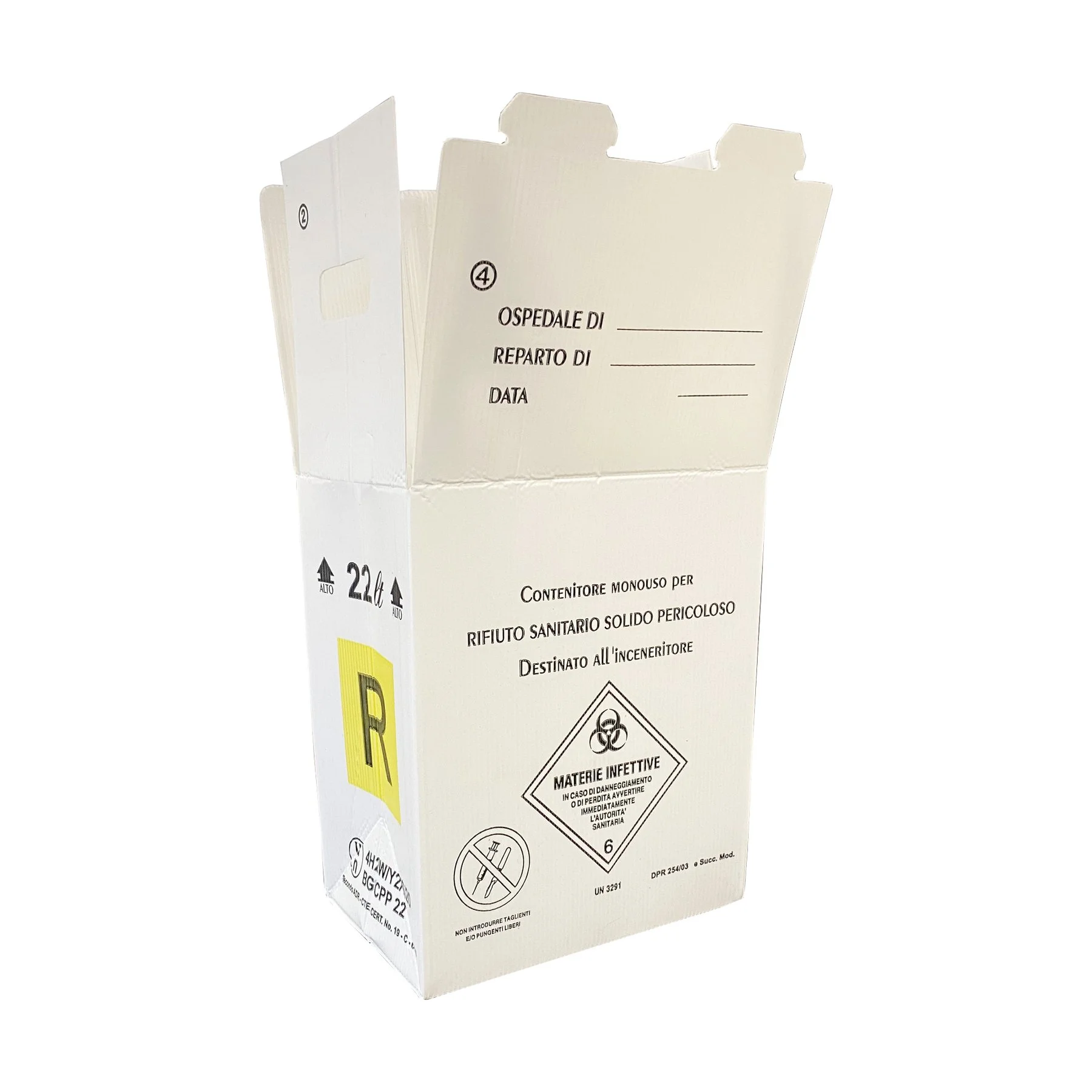 Container type CPP22, disposable, 22 L