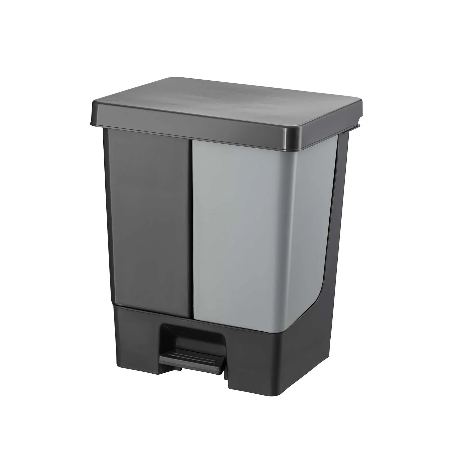 Waste bin Planet Duo, pedal, 20L, anthracite