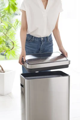 Waste bin Eko Deluxe Phantom, sensory, 45 L