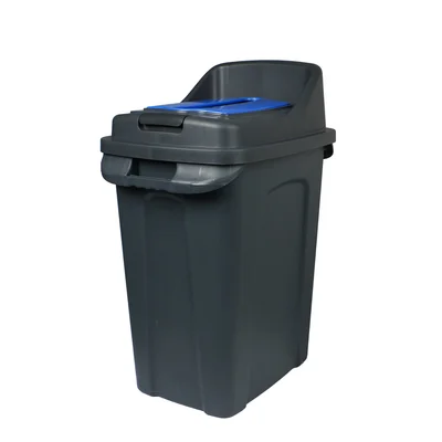 Planet recycling bin, 50 L, blue