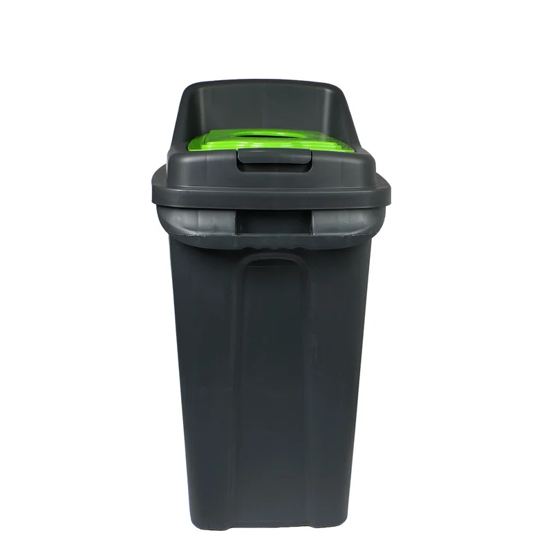 Planet recycling bin, 50 L, green
