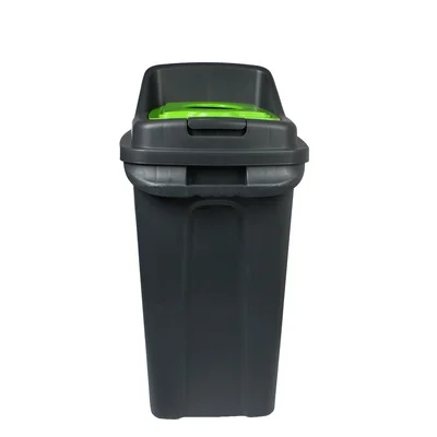 Planet recycling bin, 50 L, green