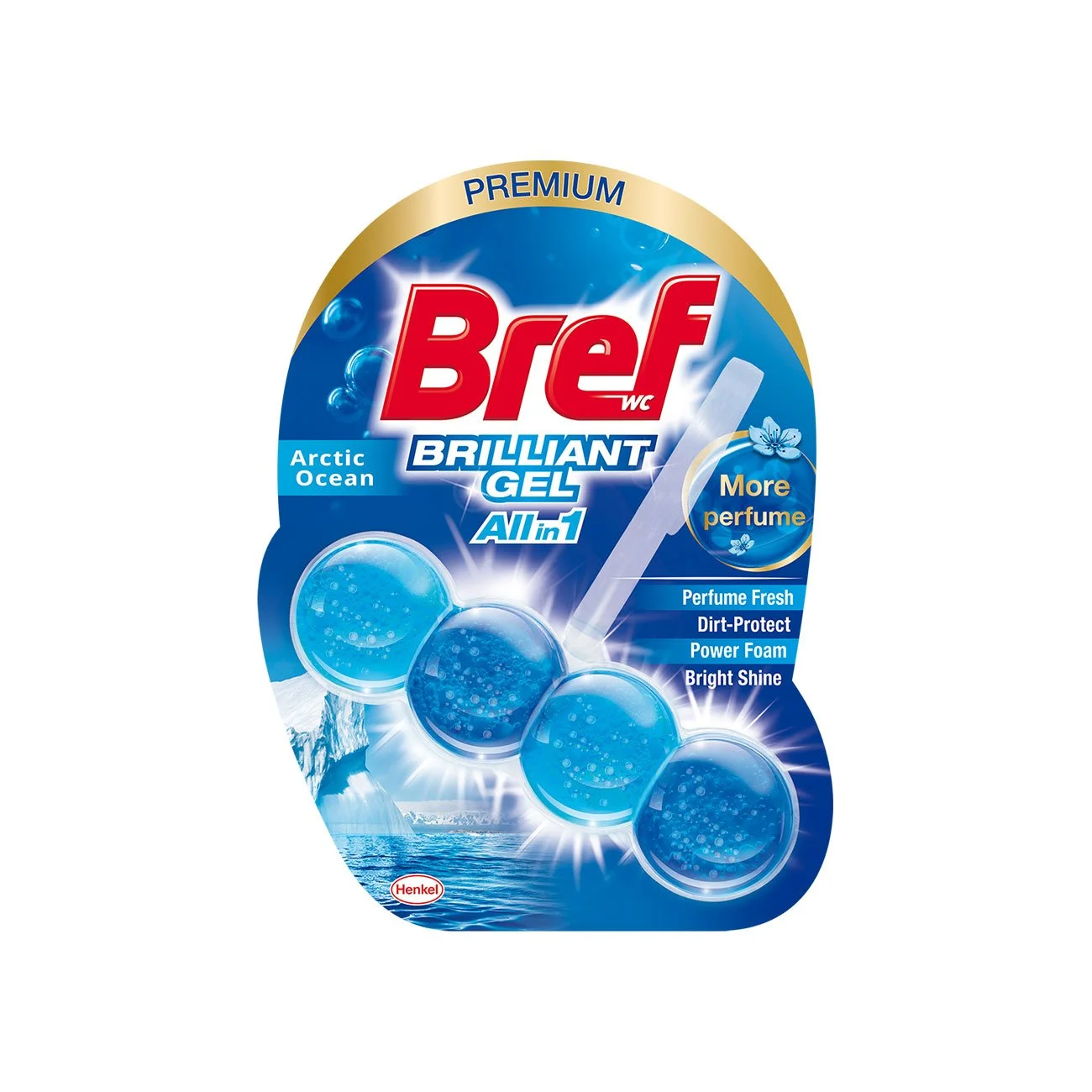 Fragrance for toilet Bref Brilliant Gel, ocean, 42 g
