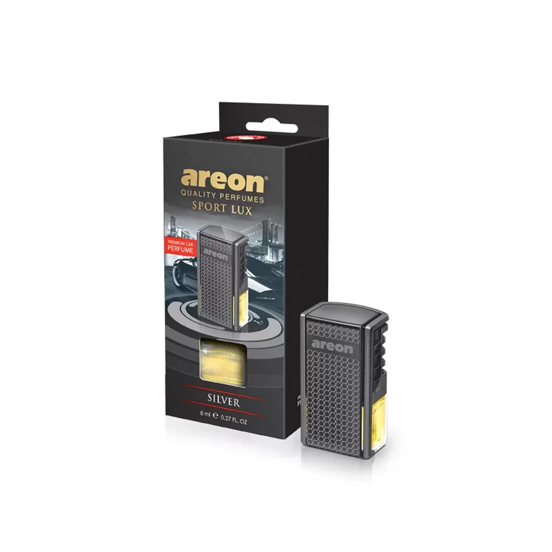 Air freshener for car Areon Silver, 8 ml