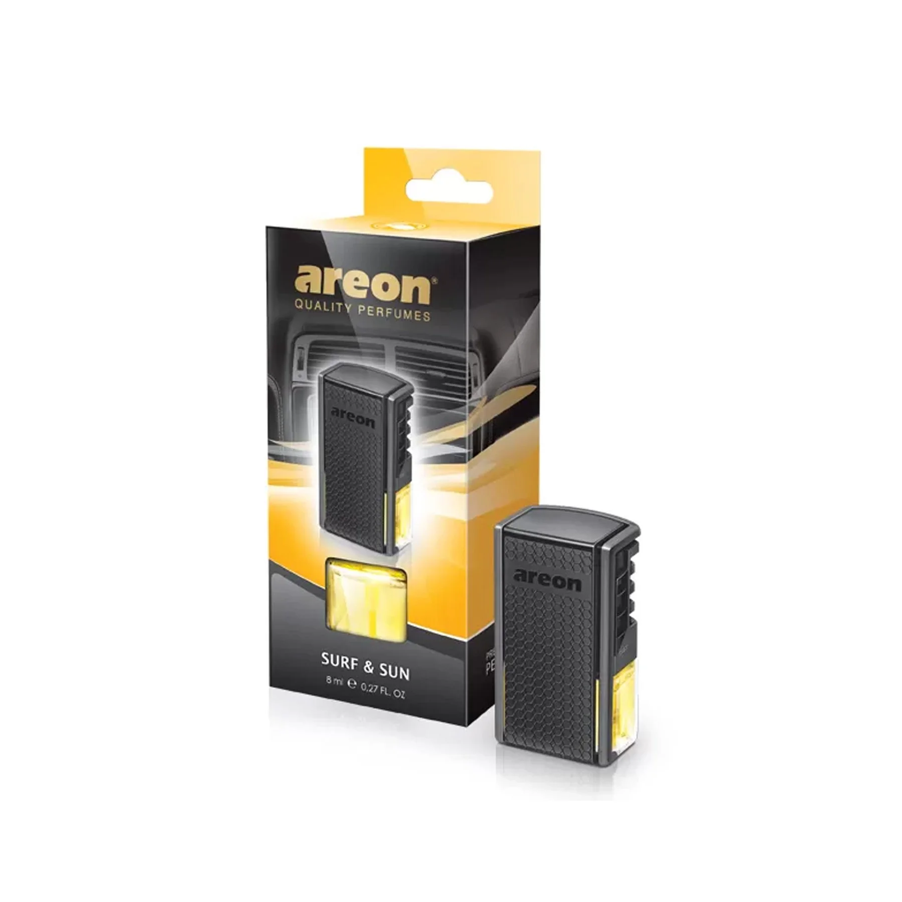 Air freshener for car Areon Surf & Sun, colorful, 8 ml