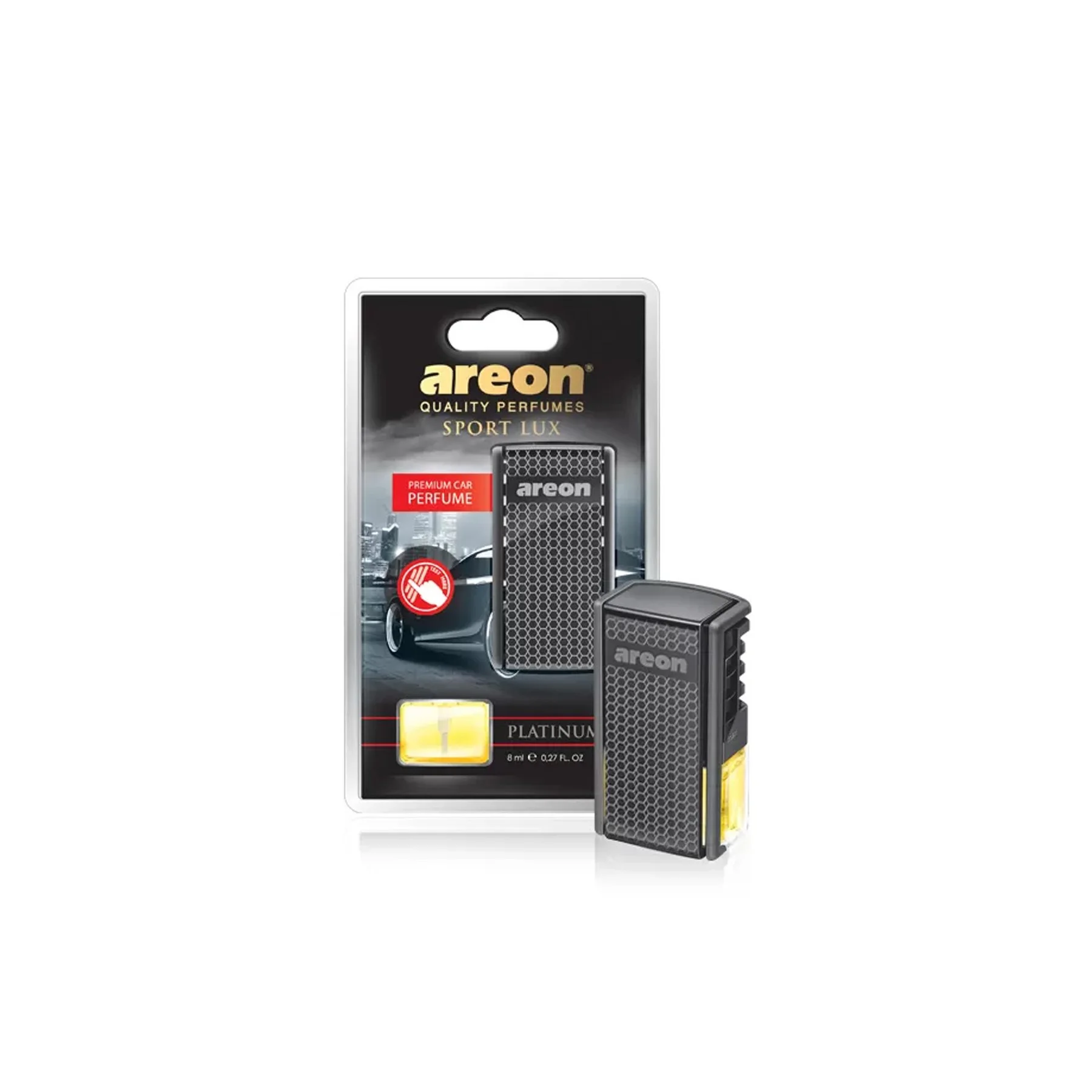Refill for air freshener for car Areon Platinum, 8 ml