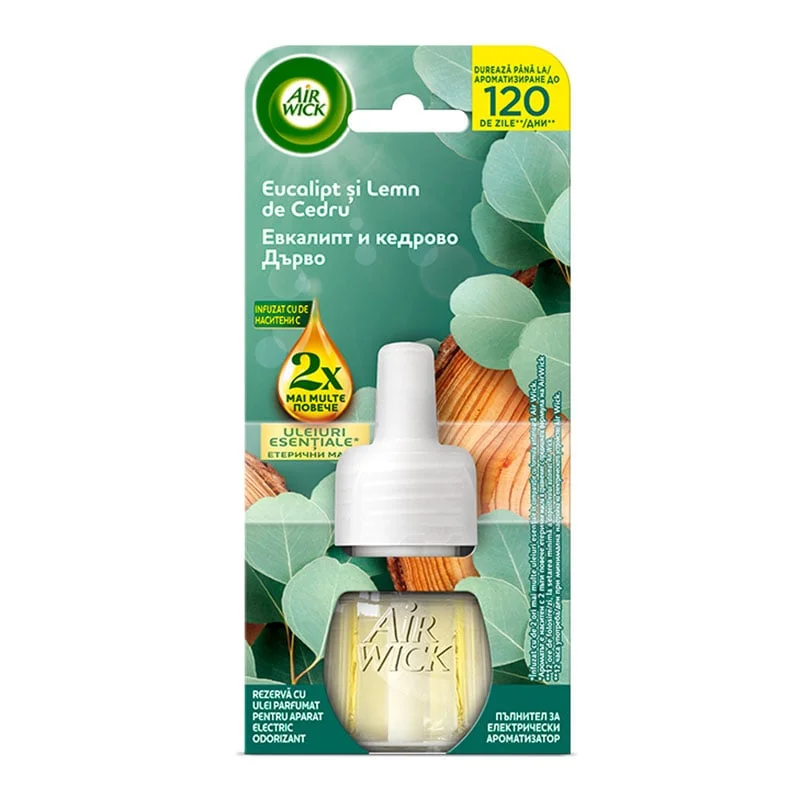 Air Wick Extra Oils Refill, Cedar & Eucalyptus, 19 ml