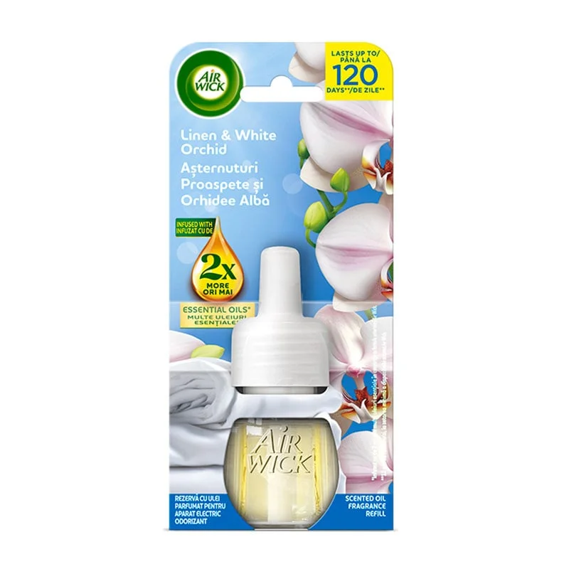 Air Wick Extra Oils Refill, White Orchid, 19 ml