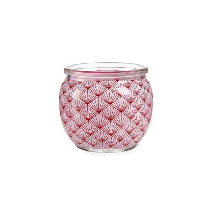 Candle Acorde, in a glass vase, Flower, 20 hours