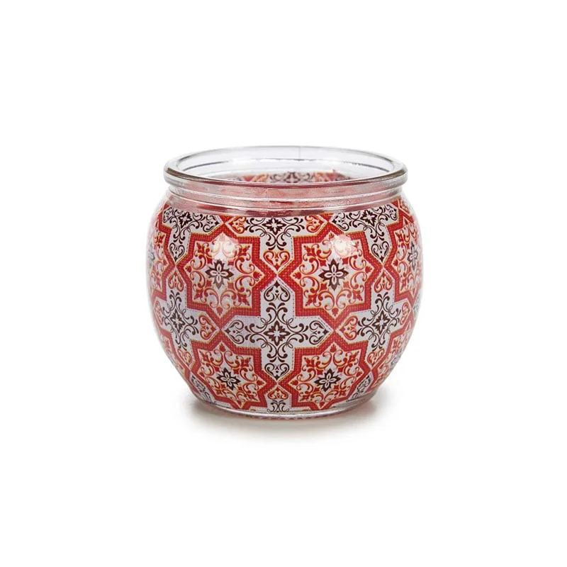 Candle Acorde, in a glass vase, Pomegrenate, 20 hours