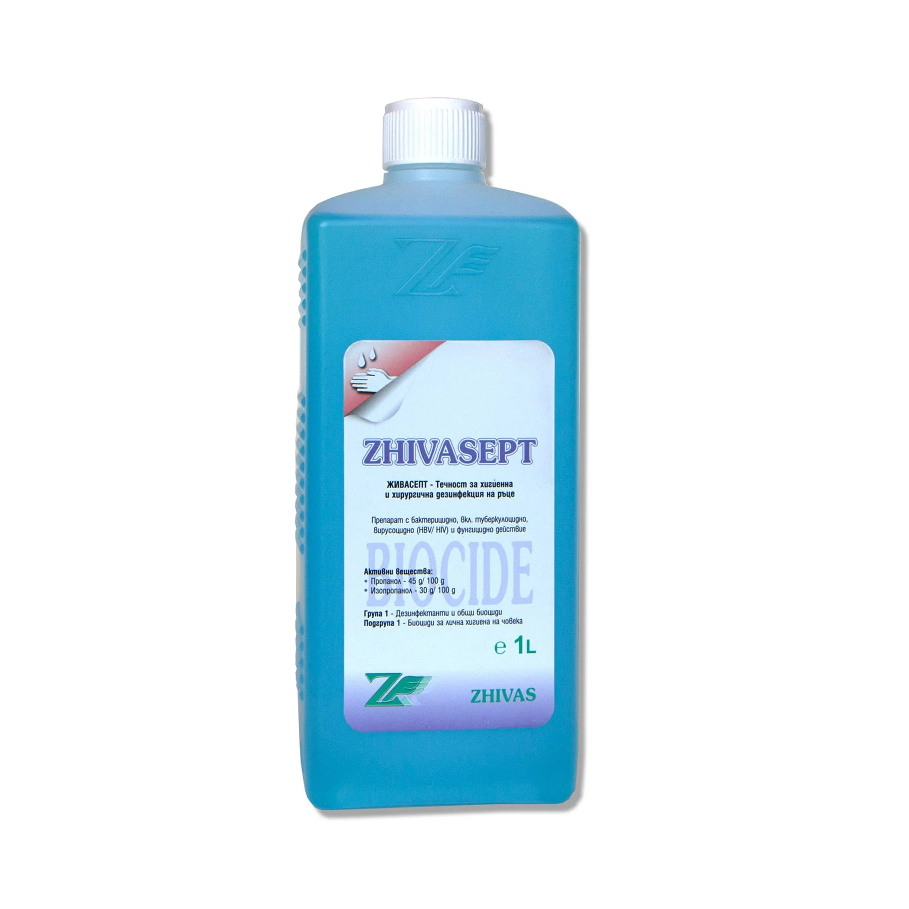 Hand sanitizer Zhivasept, liquid, 1L