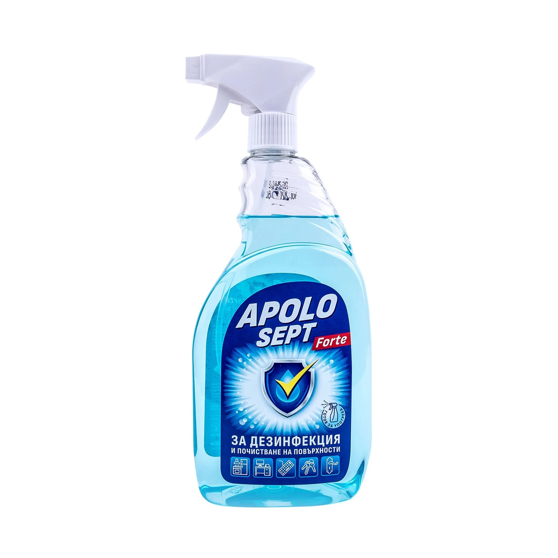 Disinfectant Apolo Sept Forte, with pump, for surfaces, 750 ml