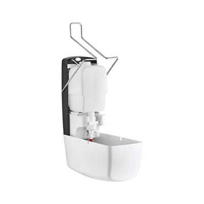 Dispenser for disinfectant of gel Rulopak, 1 L, elbow, white