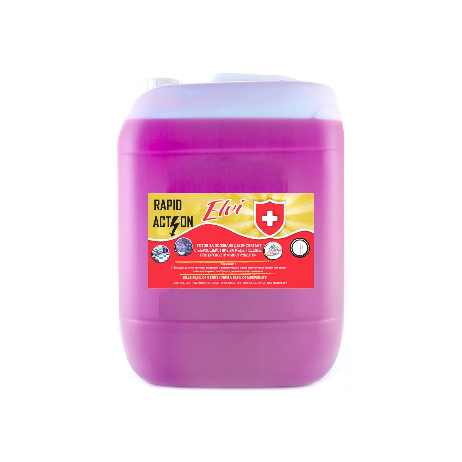 Disinfectant Elvi Rapid Action 3 in 1, 4 L