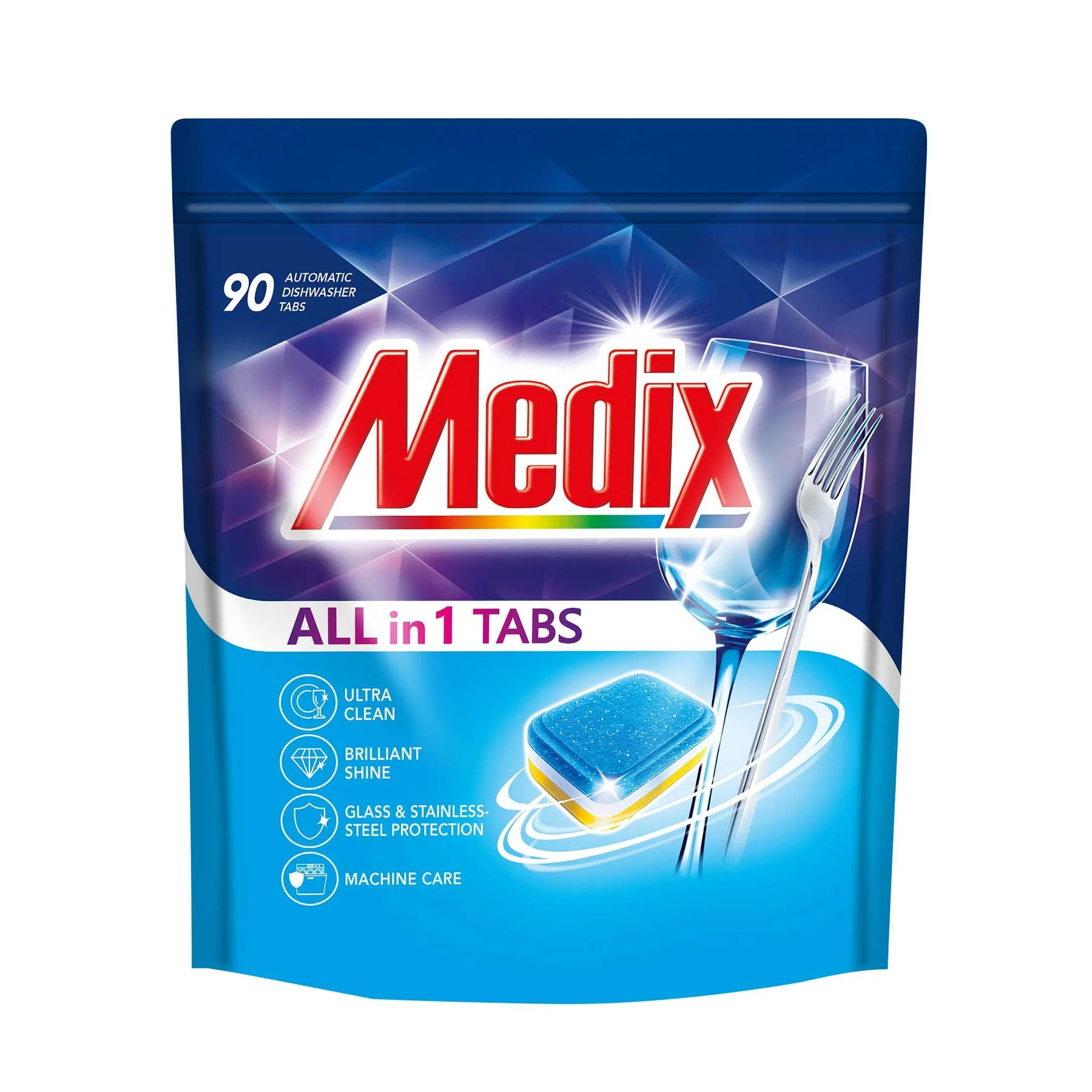 Tablets for dishwasher Medix All in one, 90 counts