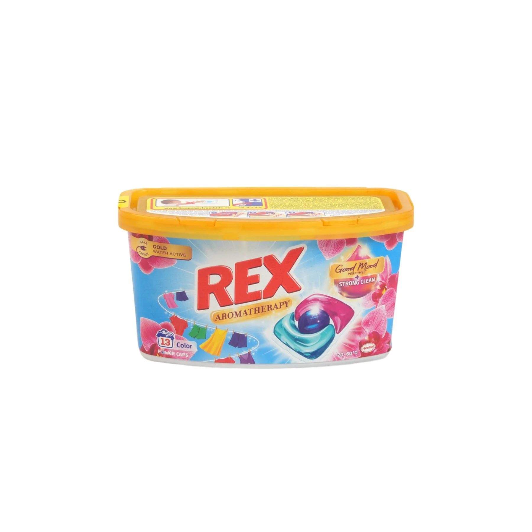 Капсули за цветно пране Rex Orchid, за 13 пранета