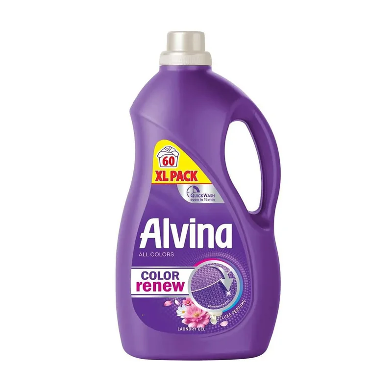 Перилен препарат Alvina Color Renew Perfume, течен, за цветни тъкани, 2.7 l, за 60 пранета
