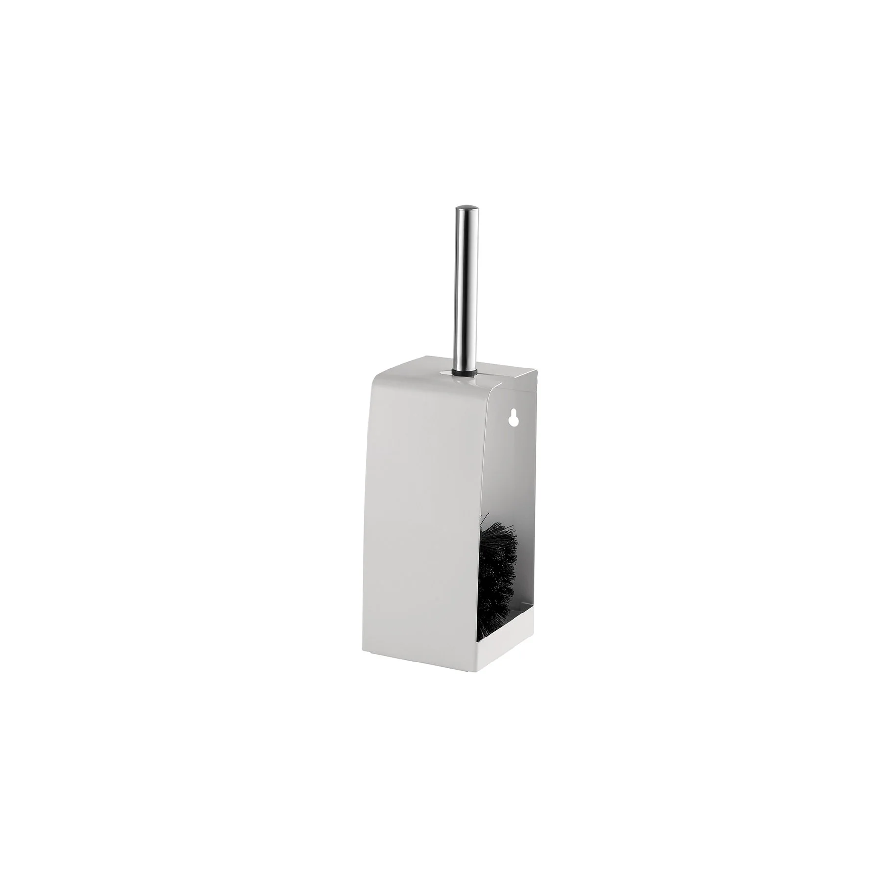 Toilet brush Dayco, metal, 8.5 x 8.5 x 31 cm, white, toilet brushes