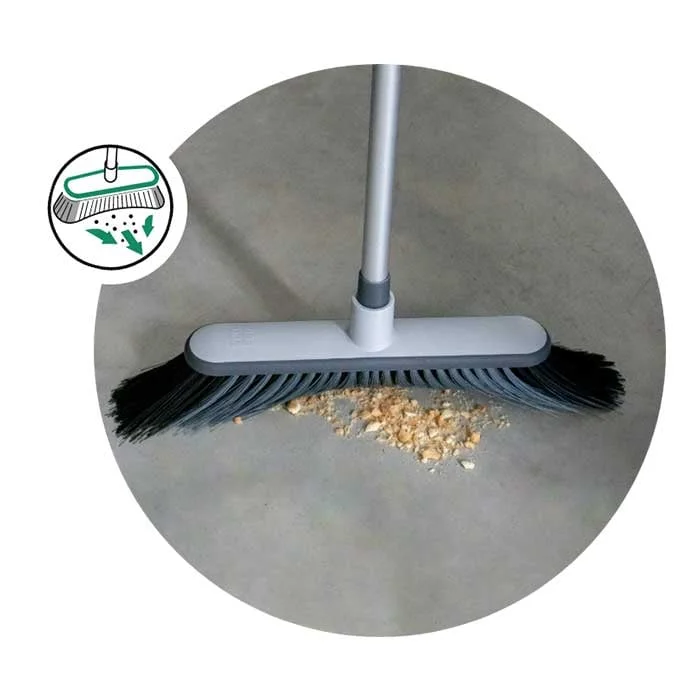 Brush for cleaning of the floor York Eco Ego U-Collect, with handle, 130 cm