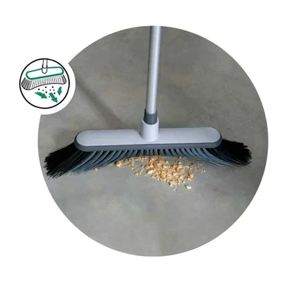 Brush for cleaning of the floor York Eco Ego U-Collect, with handle, 130 cm