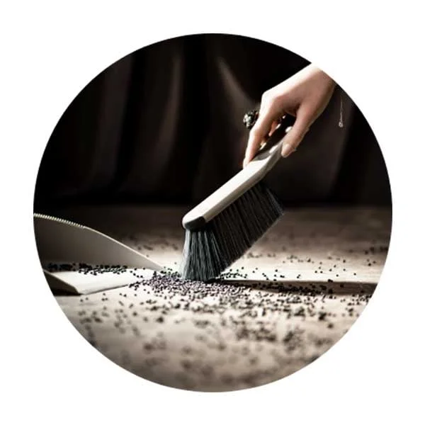 Brush York with shovel Eco Ego U-Collect, for table