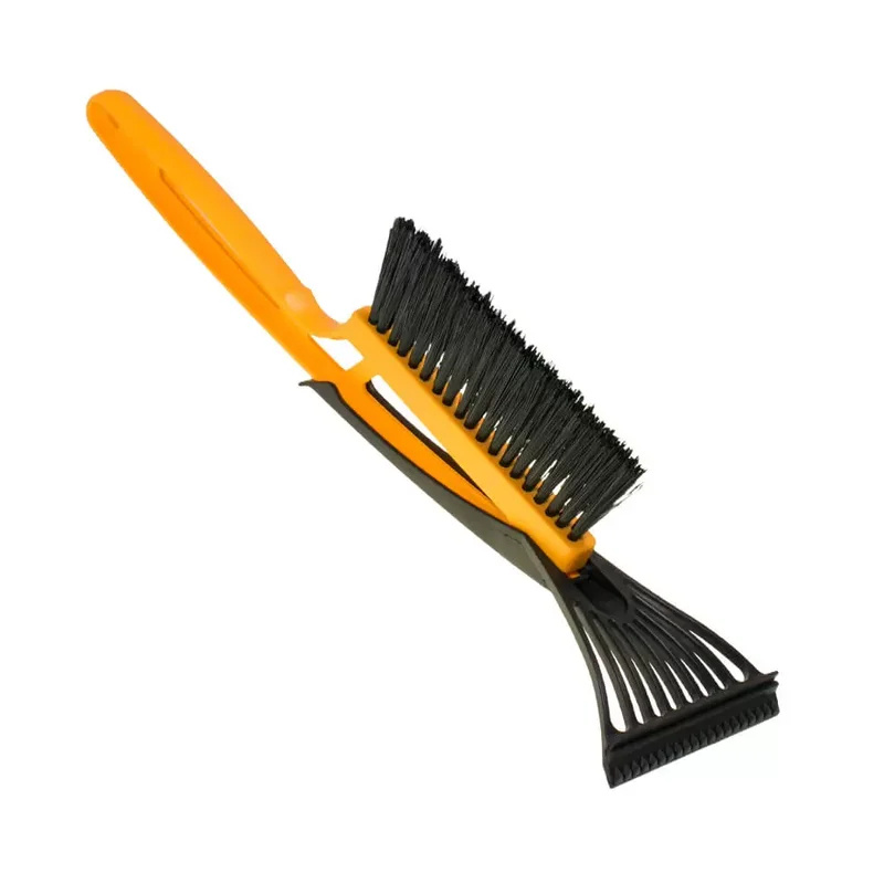 Snow brush, with ice scraper, 42 cm, assorted
