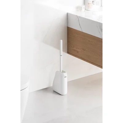 Четка за тоалетна Eko Swift-Glide, 15.8 х 7.2 х 46 cm, бяла