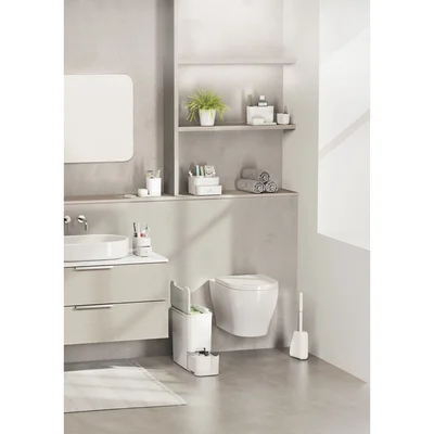 Четка за тоалетна Eko Swift-Glide, 15.8 х 7.2 х 46 cm, бяла