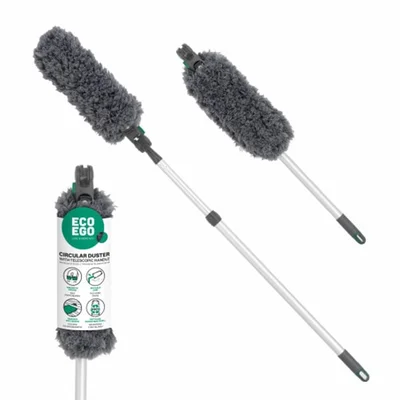 Dust brush York Eco, microfiber, with telescopic handle