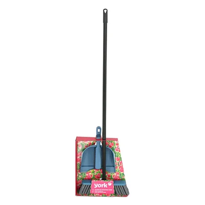 Set broom with handle and brush with dustpan for table York, 120 cm
