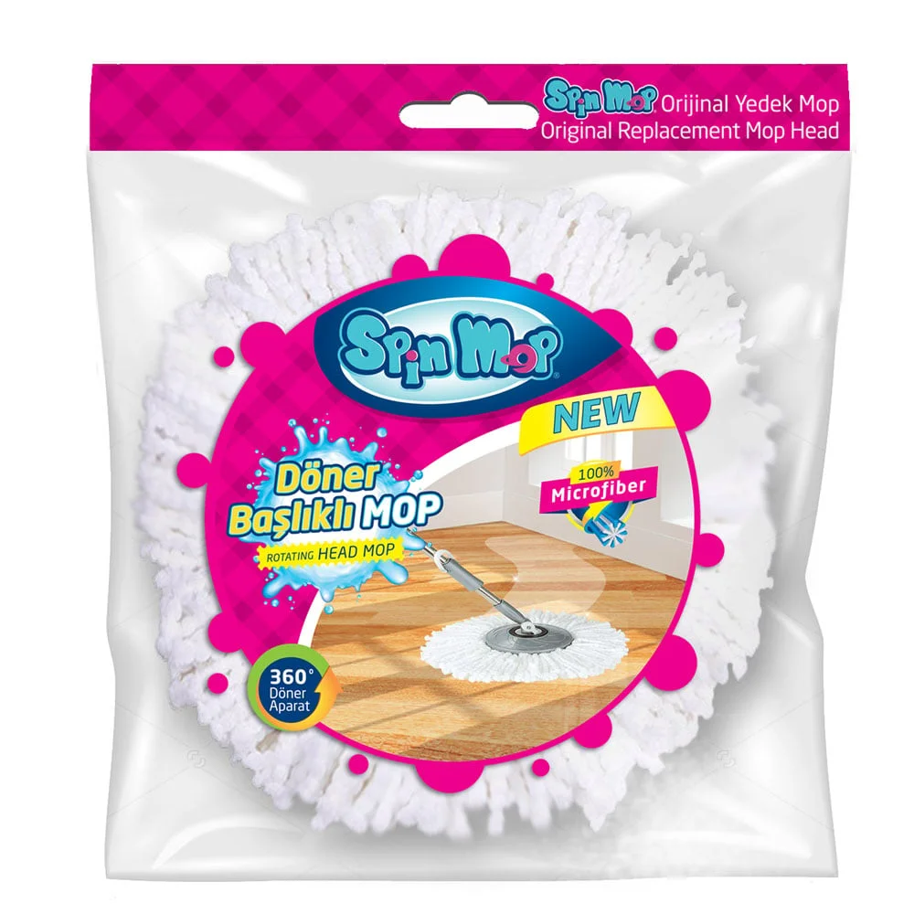 Mop Planet Spin, spare, round
