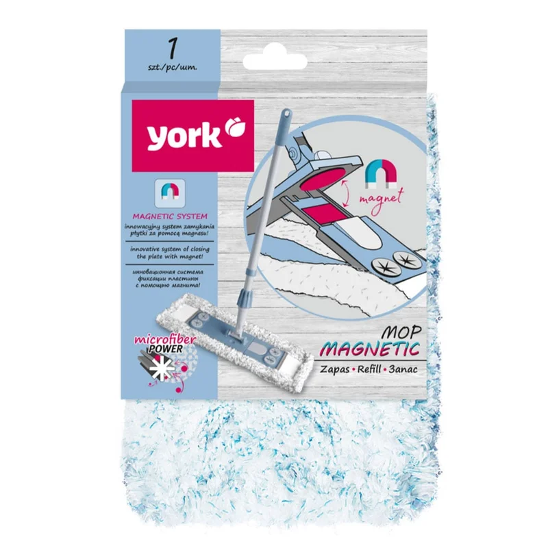 Mop York Magnetic, flat, 47 x 17 x 145 cm