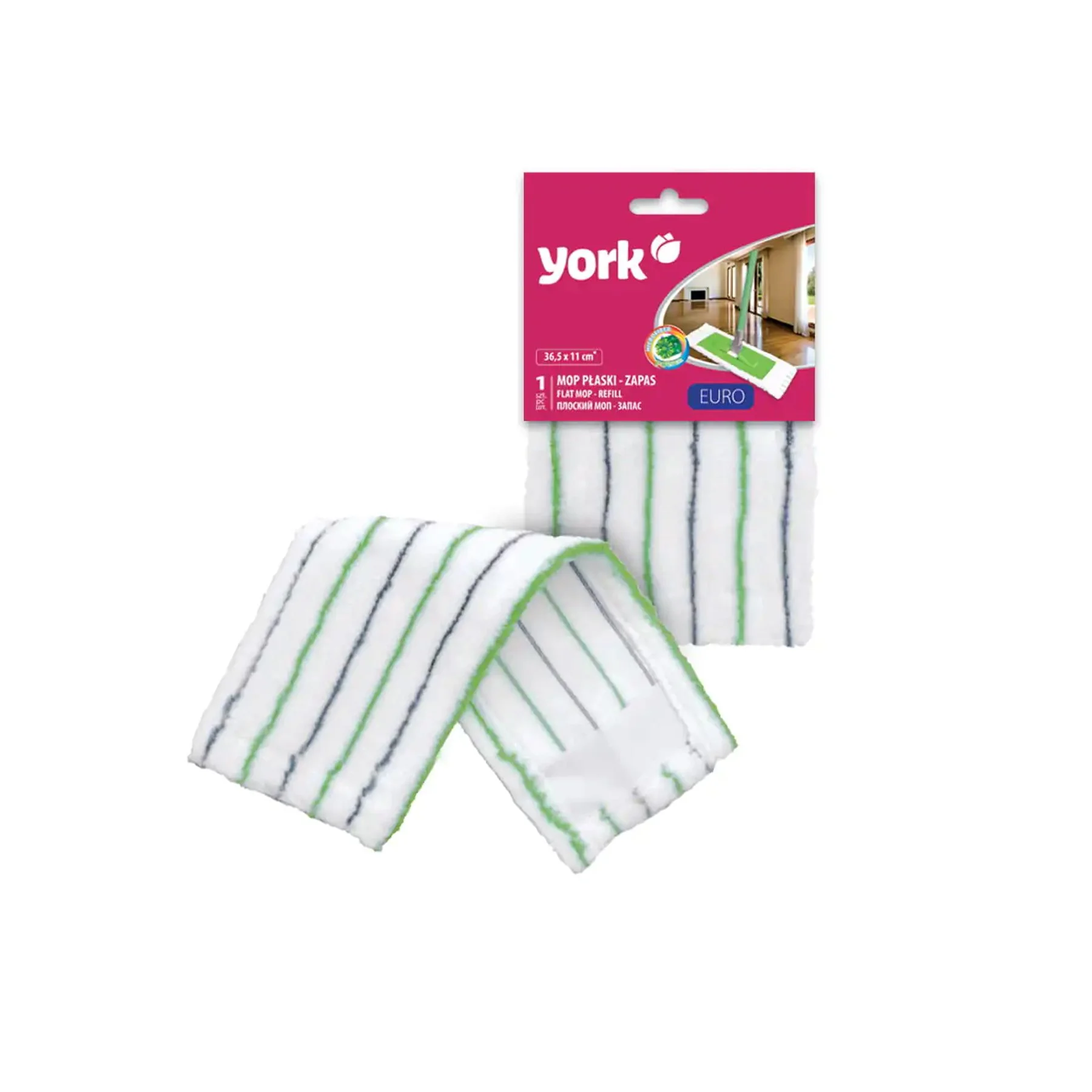 Mop York Euro Economic, spare, 36.5 x 11 cm
