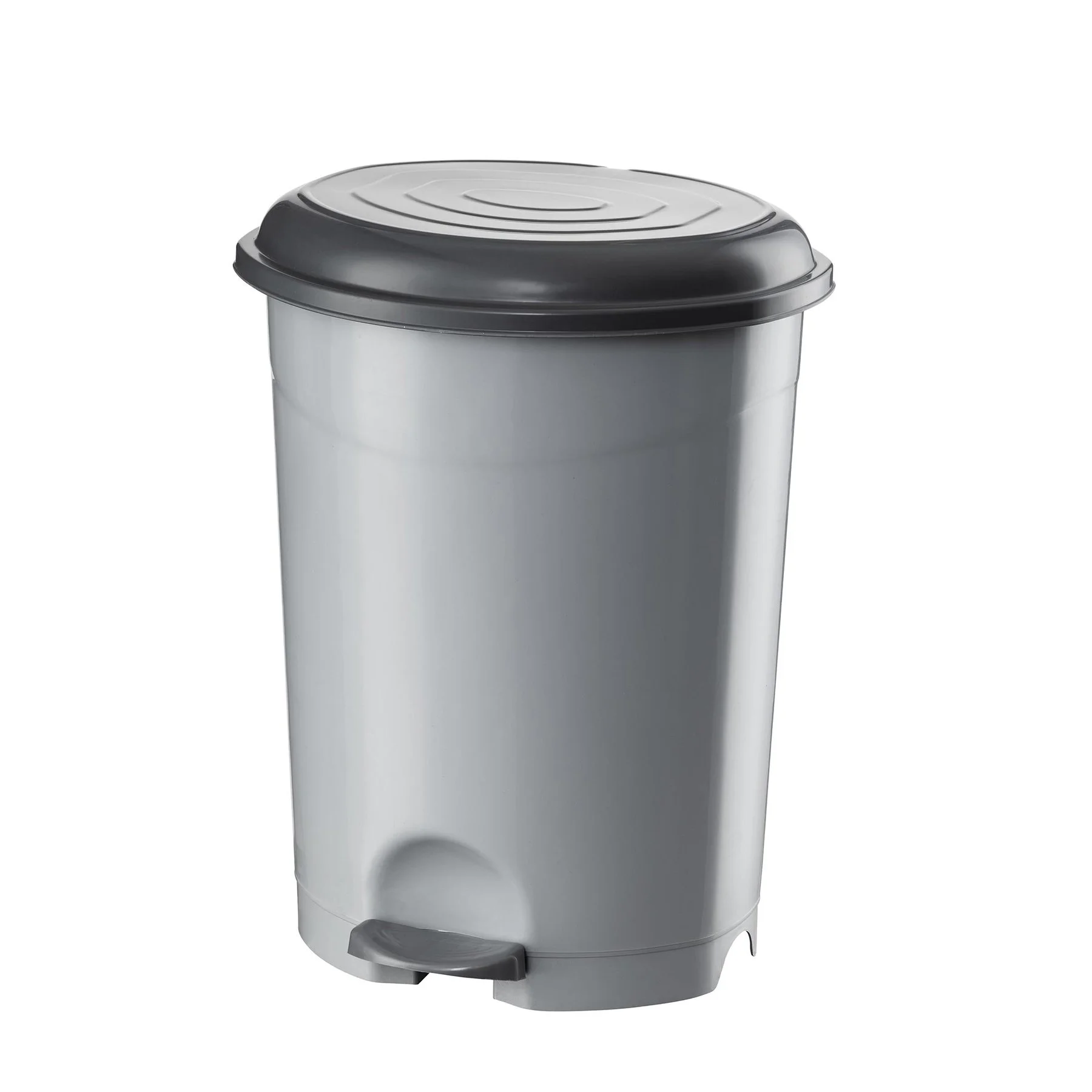 Waste bin Planet, pedal, 35x33x40.6cm, 22xL, gray-black