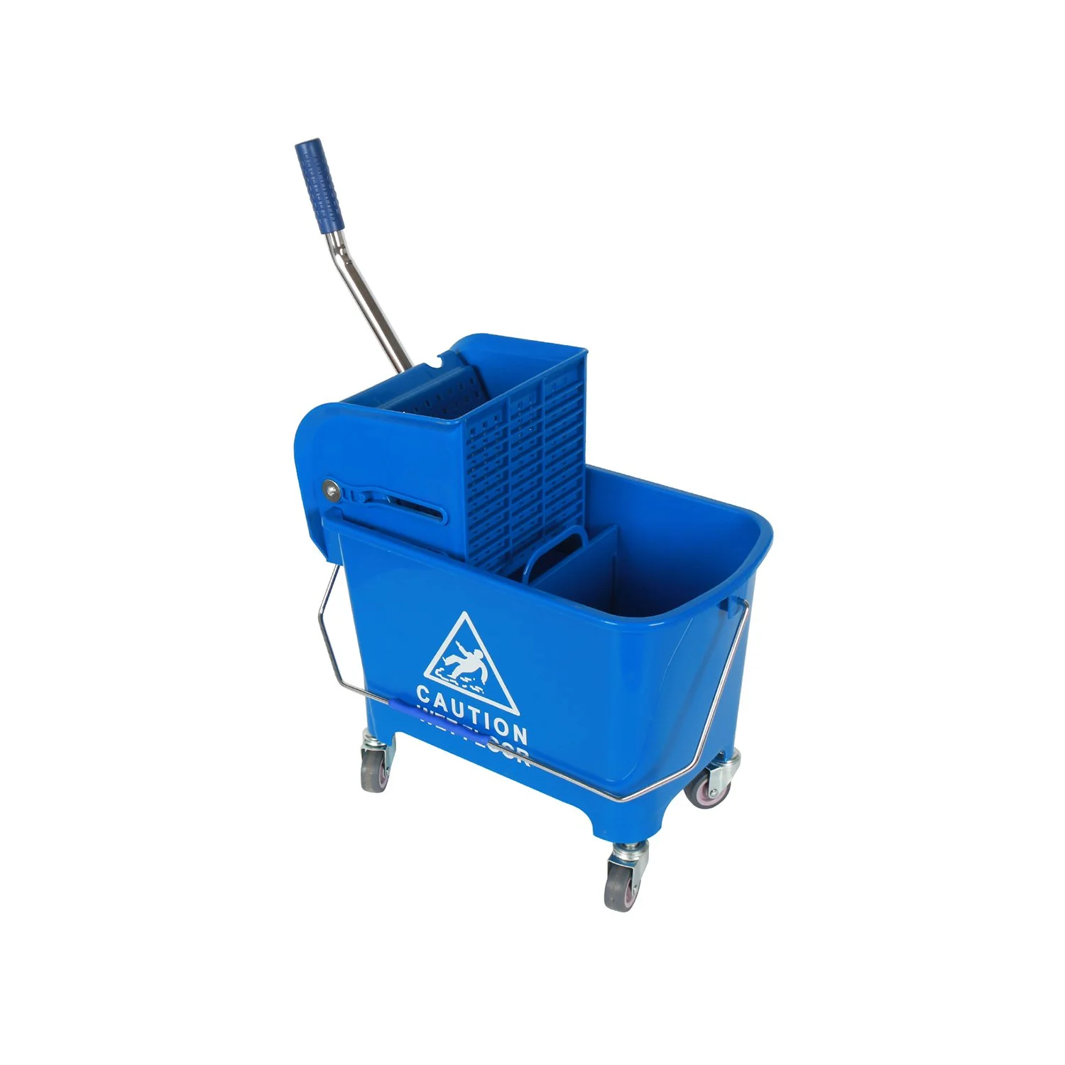 Cart for cleaning Office 1, with press, blue, 63 х 27 х 67 cm, 20 L
