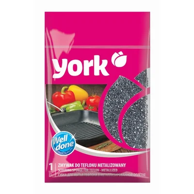 Sponge for cleaning of Teflon York, metallized