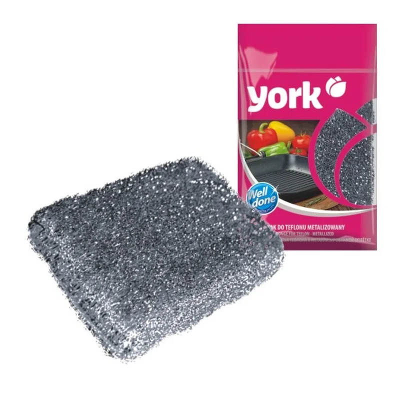 Sponge for cleaning of Teflon York, metallized