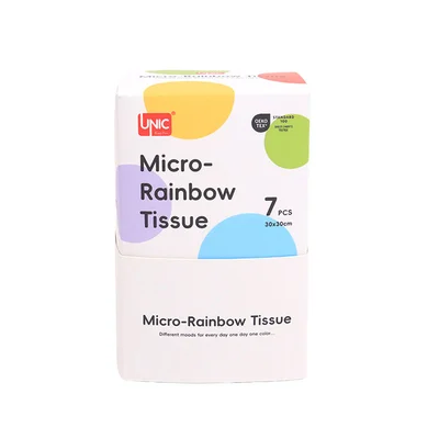 UNIC RAINBOW TOWEL MICROFIBER UNIVERSAL 30x30CM OP.7
