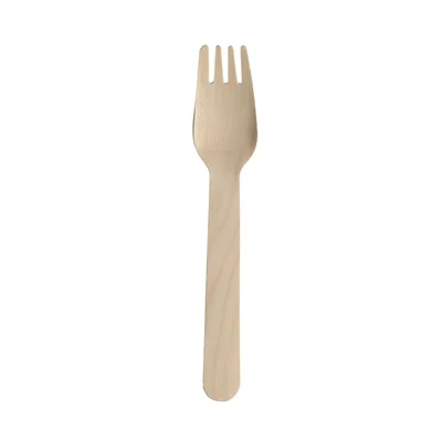 Forks, wooden, 160 mm, 100 pcs