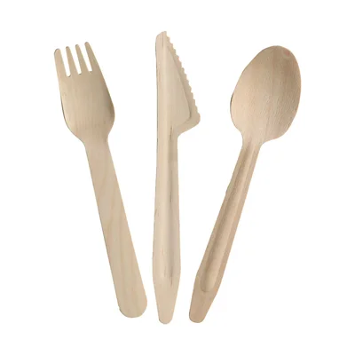 Forks, wooden, 160 mm, 100 pcs