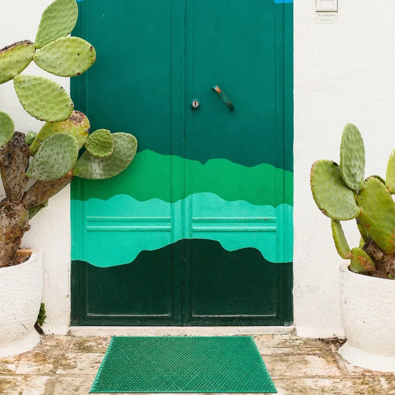 Doormat Olivo Prato Verde, artificial grass, 40 х 60 cm