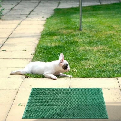 Doormat Olivo Prato Verde, artificial grass, 40 х 60 cm