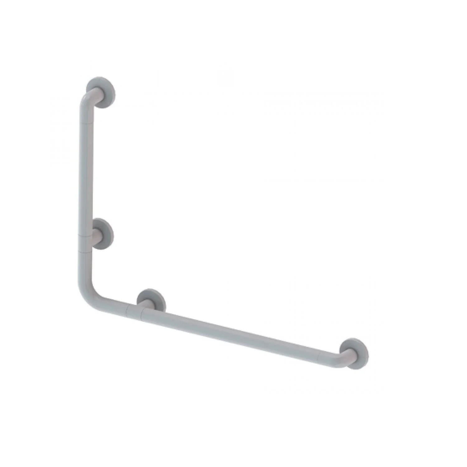 Assistive Grab Bar, corner, 78 x 55.5 cm, white