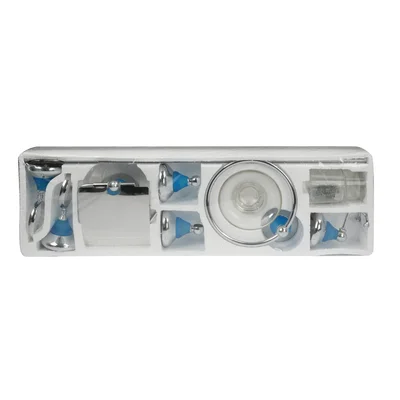 Bathroom set 7100, chrome, 6 parts