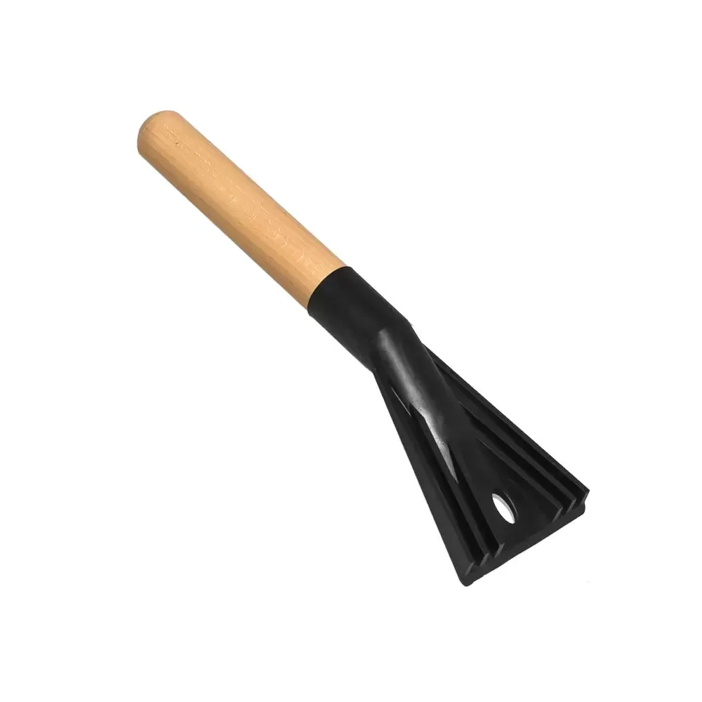 Ice scraper for car Futura, with wooden handle, 33 cm