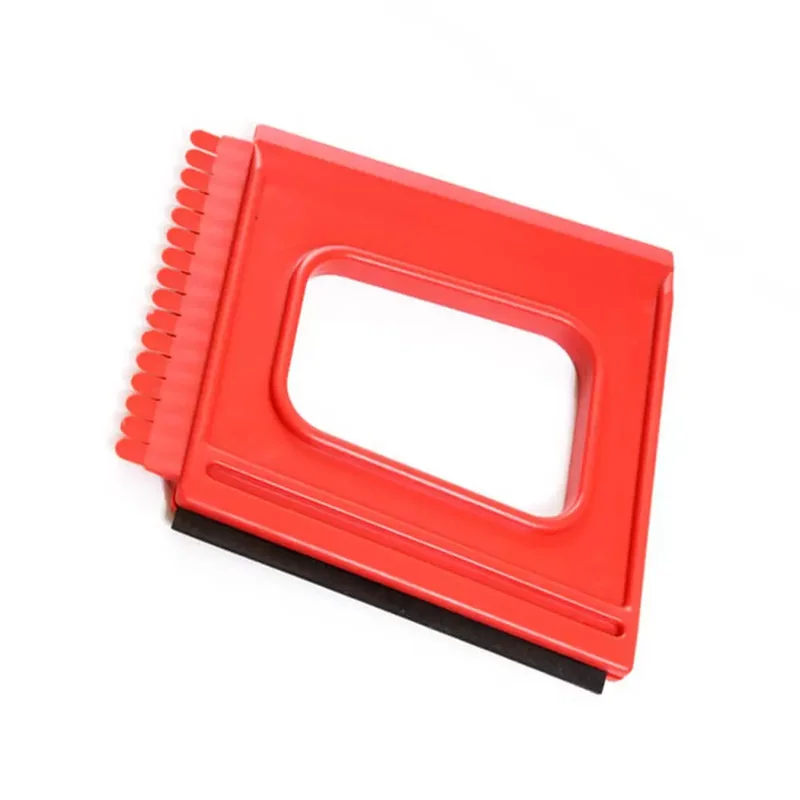 Ice scraper, square, plastic, assorted