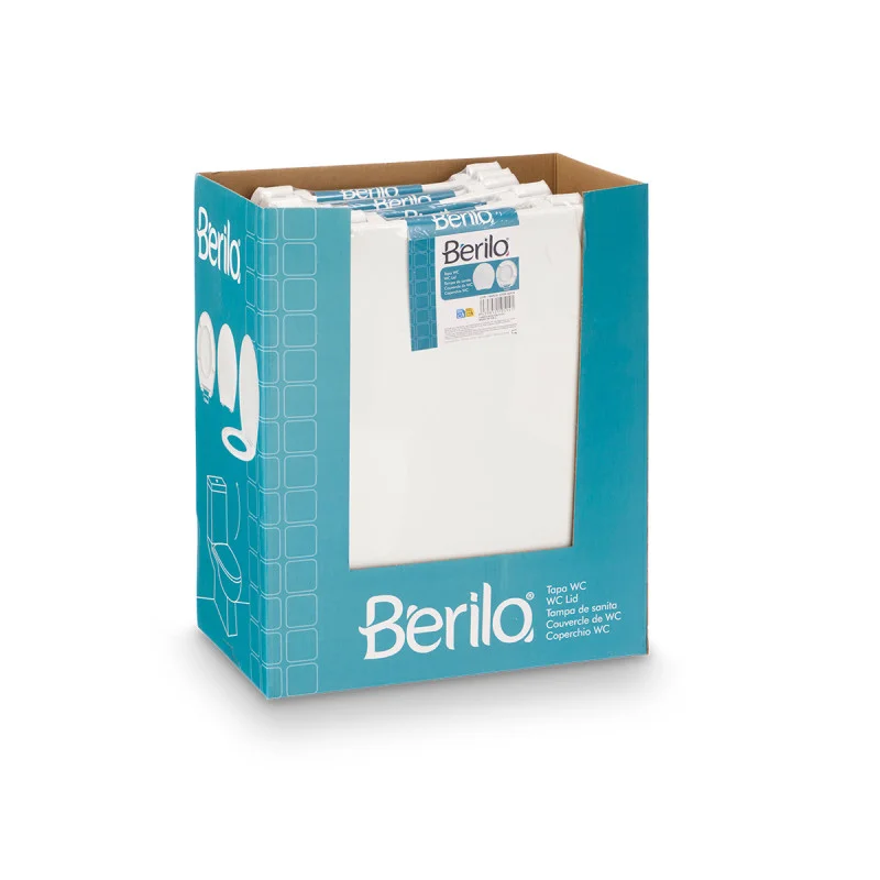 Капак за тоалетна чиния Berilo, бял