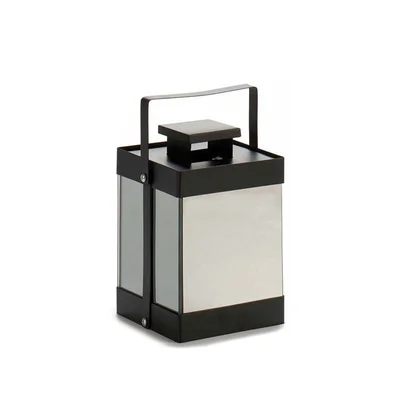 Lantern Giftdecor, 10 LED diodes, metal, small, black
